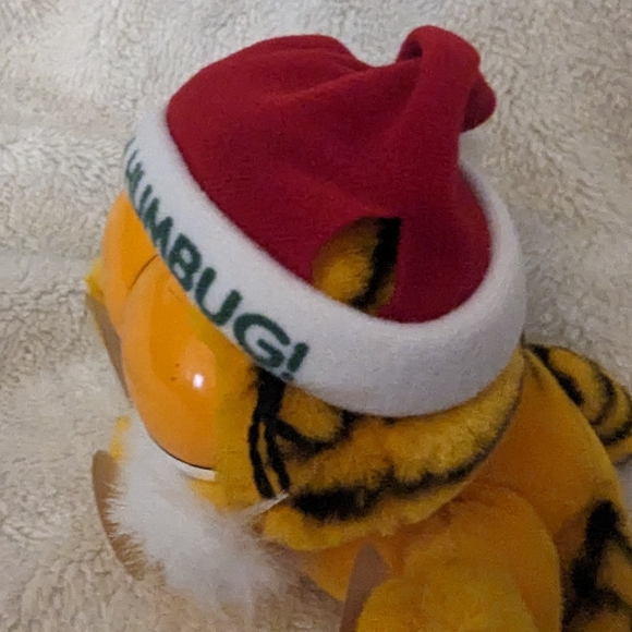 Vintage 1981 Garfield Bah HumBug! Stuck On You Plush - Picture 5 of 10